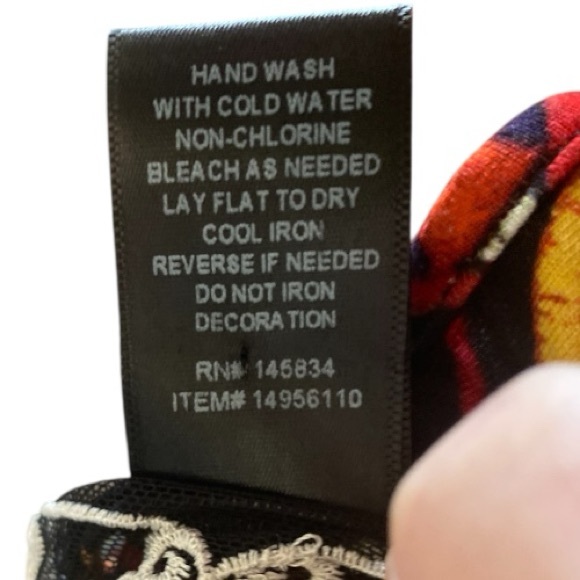 Disney Pixar Coco Floral Lace Back Dress Size S - Picture 10 of 12